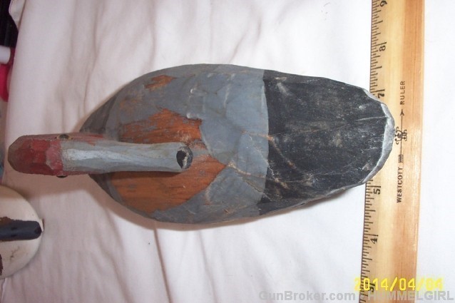 ROBERT ARTHUR DALEY WEST CREEK NJ DUCK DECOY!-img-2