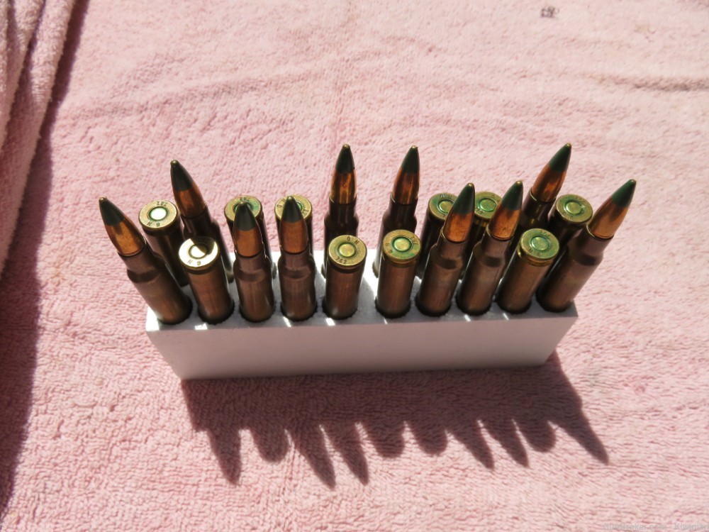 Rare Green .308 Win. tracer  G H. 147Gr. 2850fps. 20 Rounds-img-0