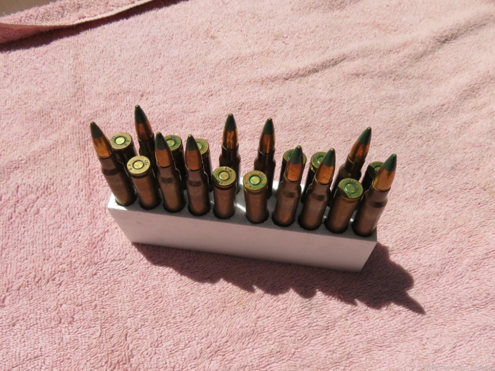 Rare Green .308 Win. tracer  G H. 147Gr. 2850fps. 20 Rounds-img-3