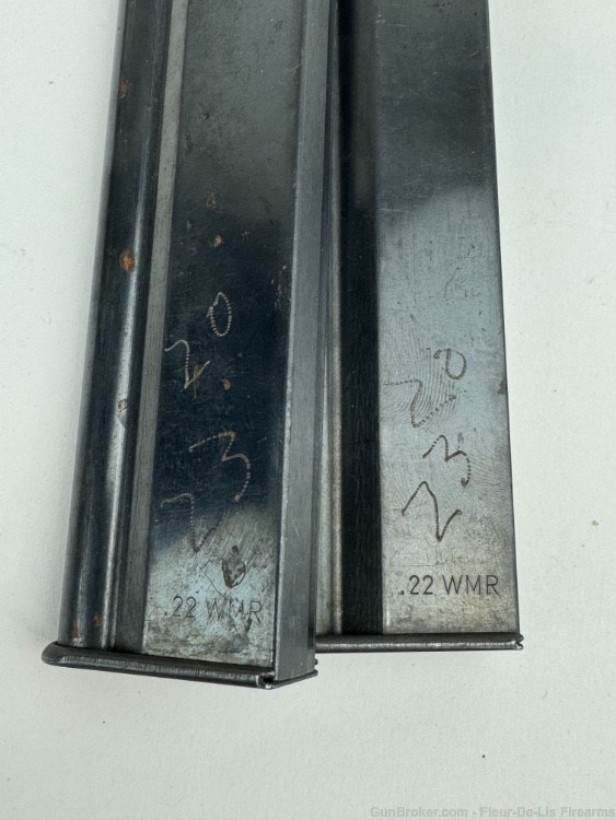 H&K Heckler & Koch Model 300 .22WMR 15 Round FACTORY magazines TWO MAGS-img-2