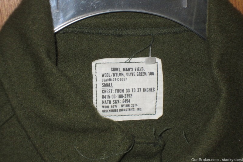 US Army wool field shirt XS and SM-img-1