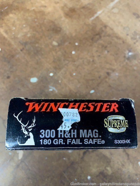 300 H&H Magnum Winchester Fail Safe Ammunition 20 Rounds-img-0