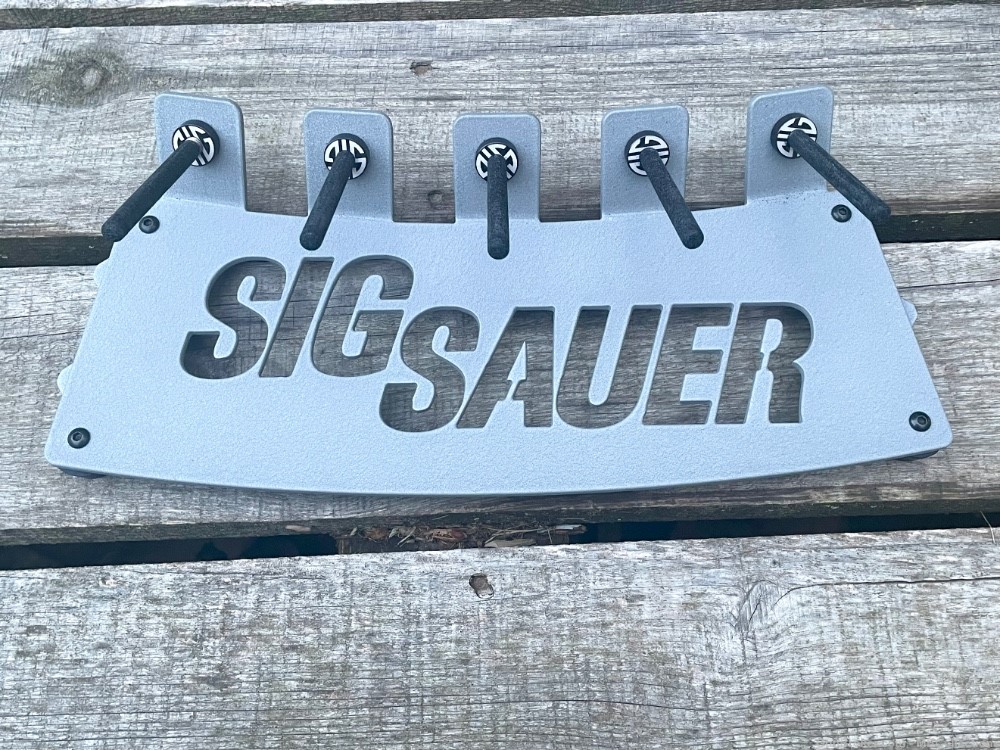 Sig Sauer Pistol Silencer Display Rack Perfect for Man Cave -img-0
