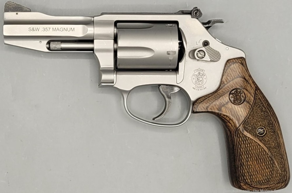 Smith & Wesson Model 60 Pro Series .357 Magnum 3" Stainless Steel Revolver -img-0