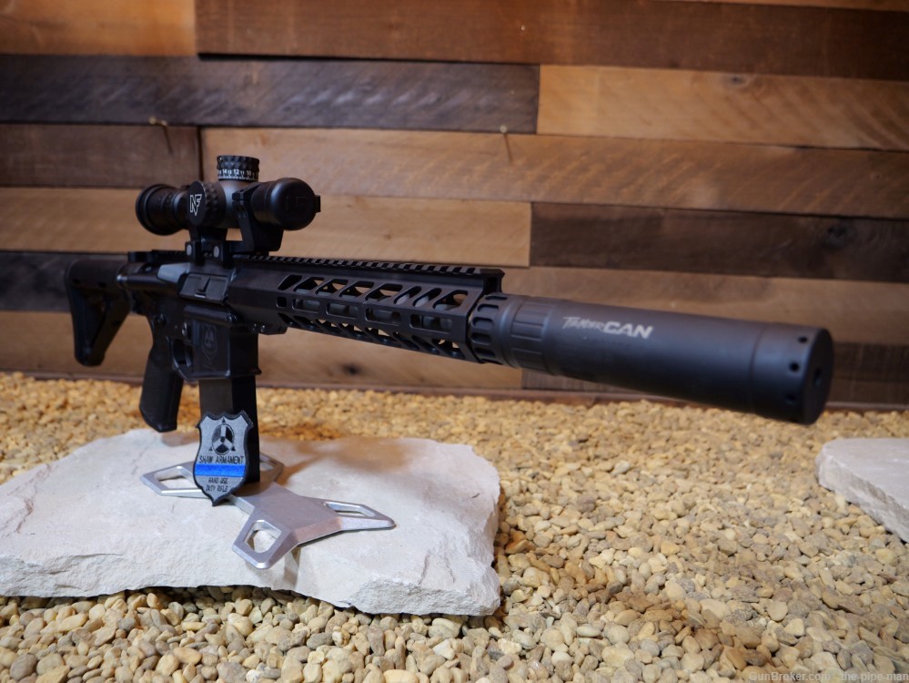Shaw Armament Systems L.E. Only 10.5" Rifle ThunderCan Azimuth Suppressor.-img-4