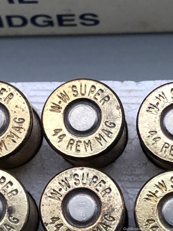 Winchester 44 Magnum vintage 20 rounds 240 grain Hollow Soft Point-img-3