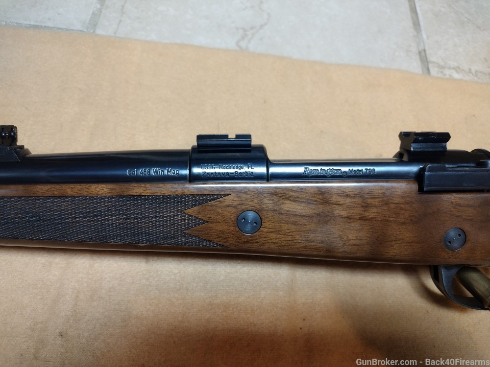 Remington 798 458 Win Magnum 24" Bolt Action Safari Rifle .458 Mag-img-10