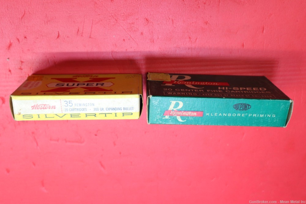 *VINTAGE COLLECTORS AMMO* 35 Remington Western Super X & Hi Speed 200gr rem-img-10