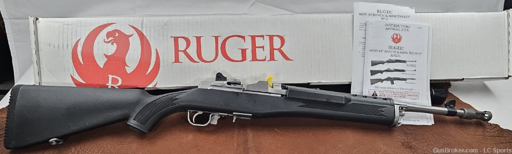  Ruger Mini-14 Tactical 5.56NATO Matte Stainless Black unfired, NIB-img-1