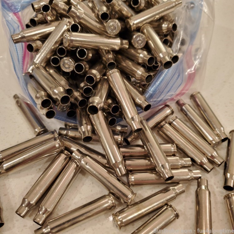 223 5.56 Brass 100 pcs MHS all Nickel plated-img-0