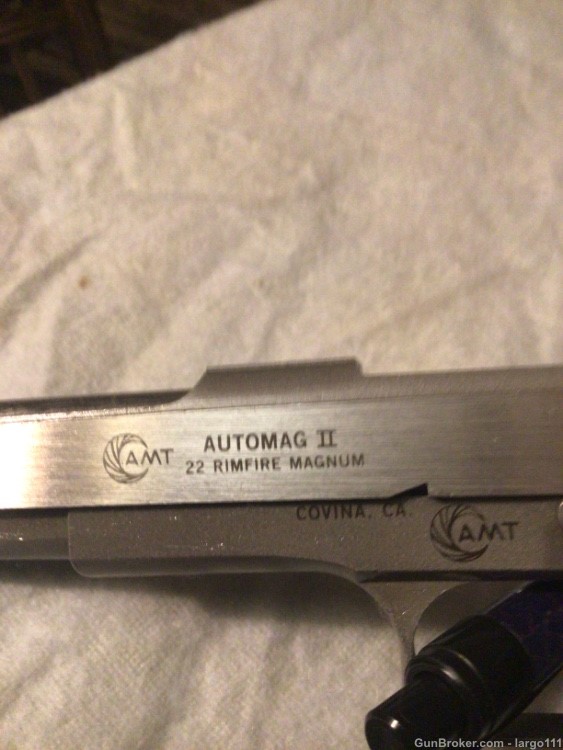 AMT Automag II semi auto pistol in 22mag-img-1