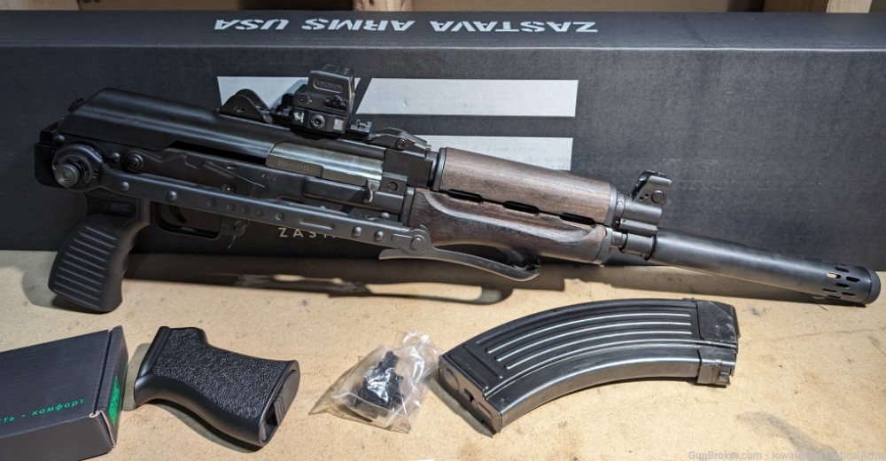 Zastava Arms ZPAP92 Rifle w/ Underfolder Stock and Holosun HE509T Green Dot-img-2