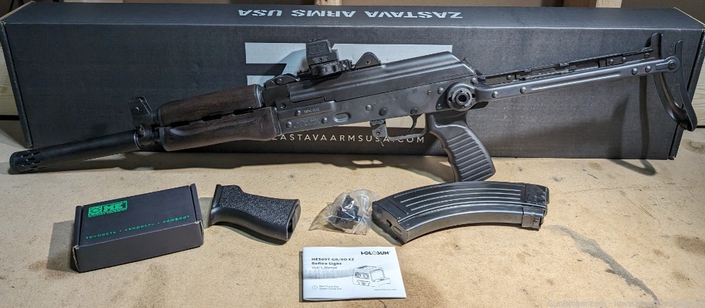Zastava Arms ZPAP92 Rifle w/ Underfolder Stock and Holosun HE509T Green Dot-img-1