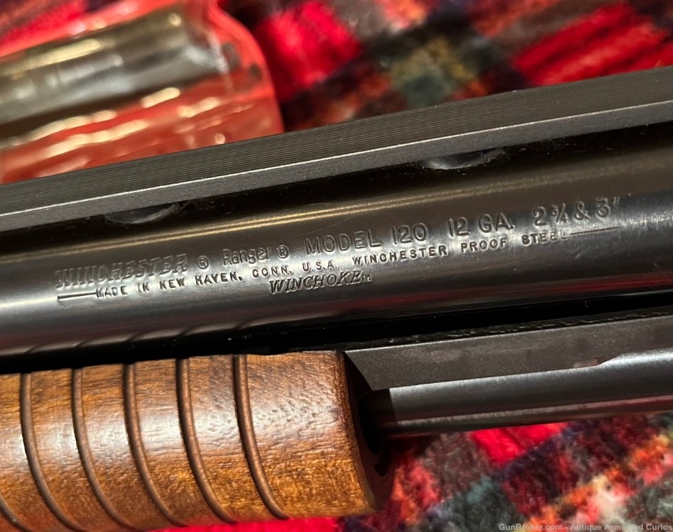 Vintage Winchester Ranger model 120 US made 12 ga. New Haven NR penny -img-16