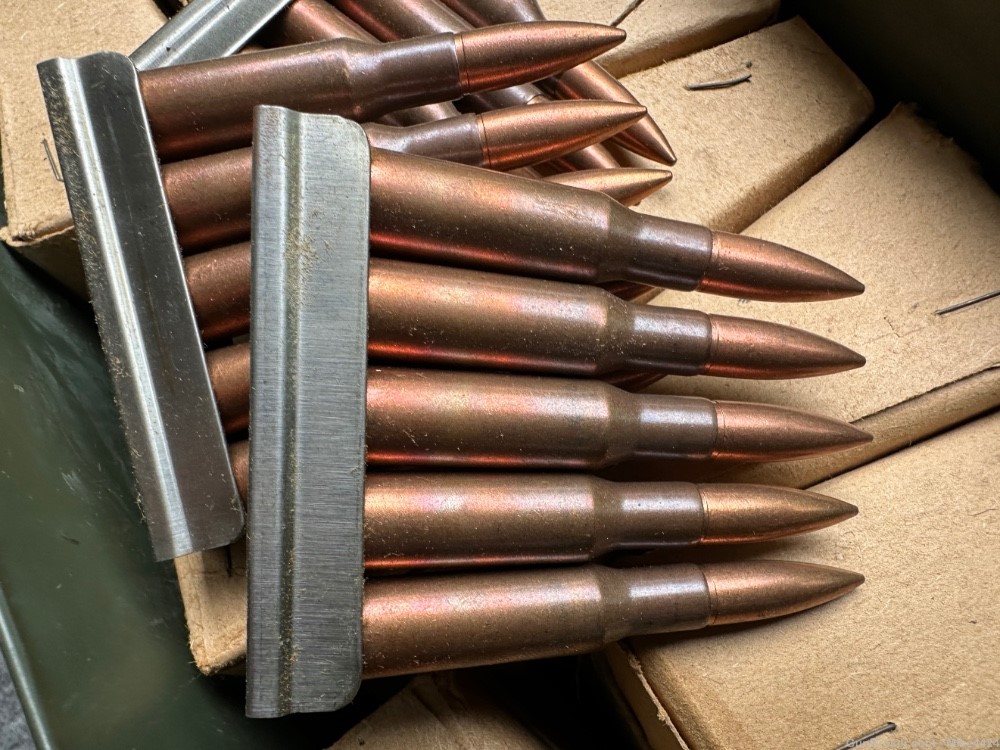 300 Rounds-Russian 7.62x54r Ammo on Mosin Nagant & SVT-40 Stripper Clips-img-1
