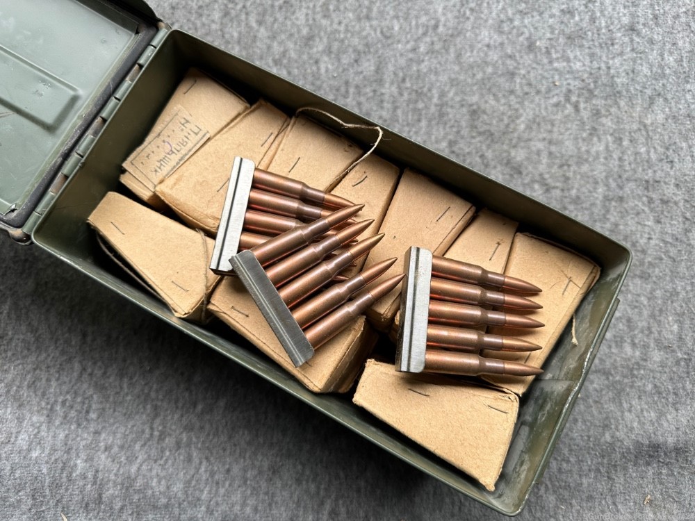 300 Rounds-Russian 7.62x54r Ammo on Mosin Nagant & SVT-40 Stripper Clips-img-0