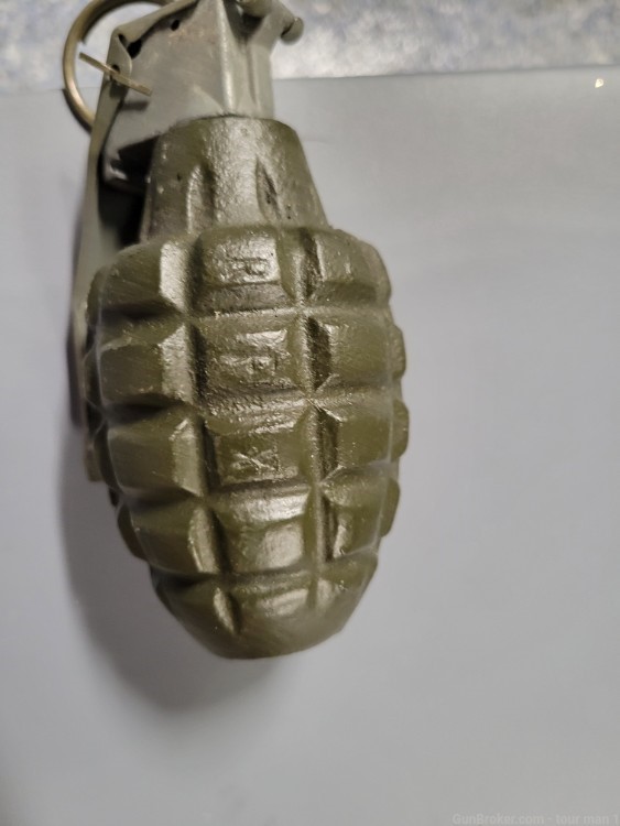 Grenade Early Model Pineapple us mk2 ww2 demilled-img-3