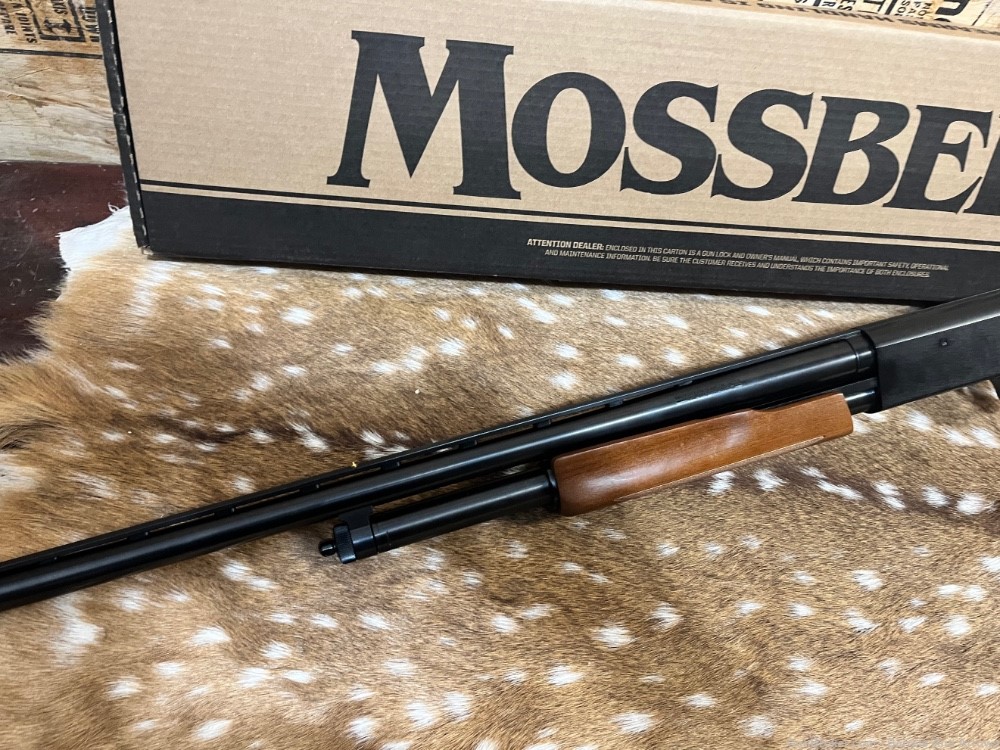Mossberg 500 Batam youth 12 ga Wood Stock blued  excellent condition In Box-img-7