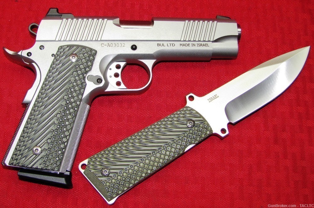 MAGNUM RESEARCH MR1911CSS COMBO 45 ACP 2 MAGS MATCHING KNIFE NIB-img-1