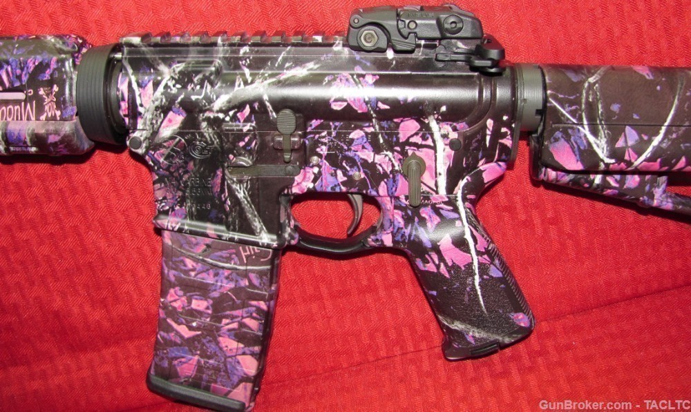 Rare Colt M4 LT6720  AR-15 in MUDDY GIRL CAMO 3 MAGS made only 2013-img-2