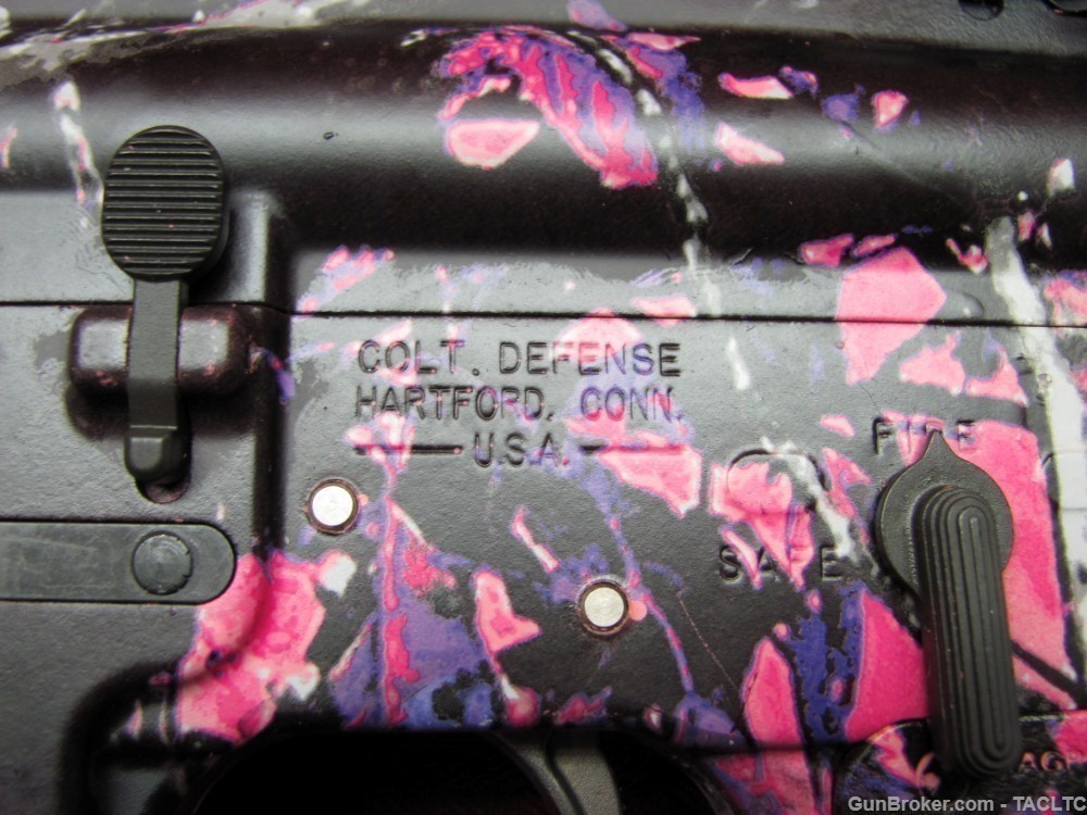 Rare Colt M4 LT6720  AR-15 in MUDDY GIRL CAMO 3 MAGS made only 2013-img-9