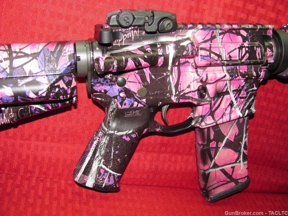 Rare Colt M4 LT6720  AR-15 in MUDDY GIRL CAMO 3 MAGS made only 2013-img-13