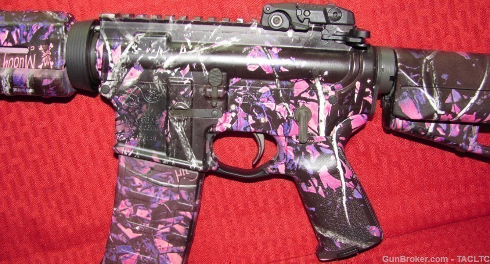 Rare Colt M4 LT6720  AR-15 in MUDDY GIRL CAMO 3 MAGS made only 2013-img-3