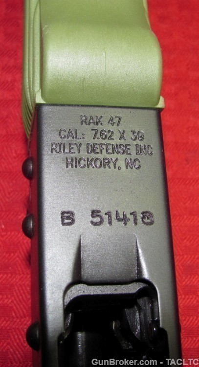 RILEY DEFENSE RAK47 AK47 762X39 OD GREEN 1 DRUM 3 US PALM 30 RD MAGS NIB-img-10