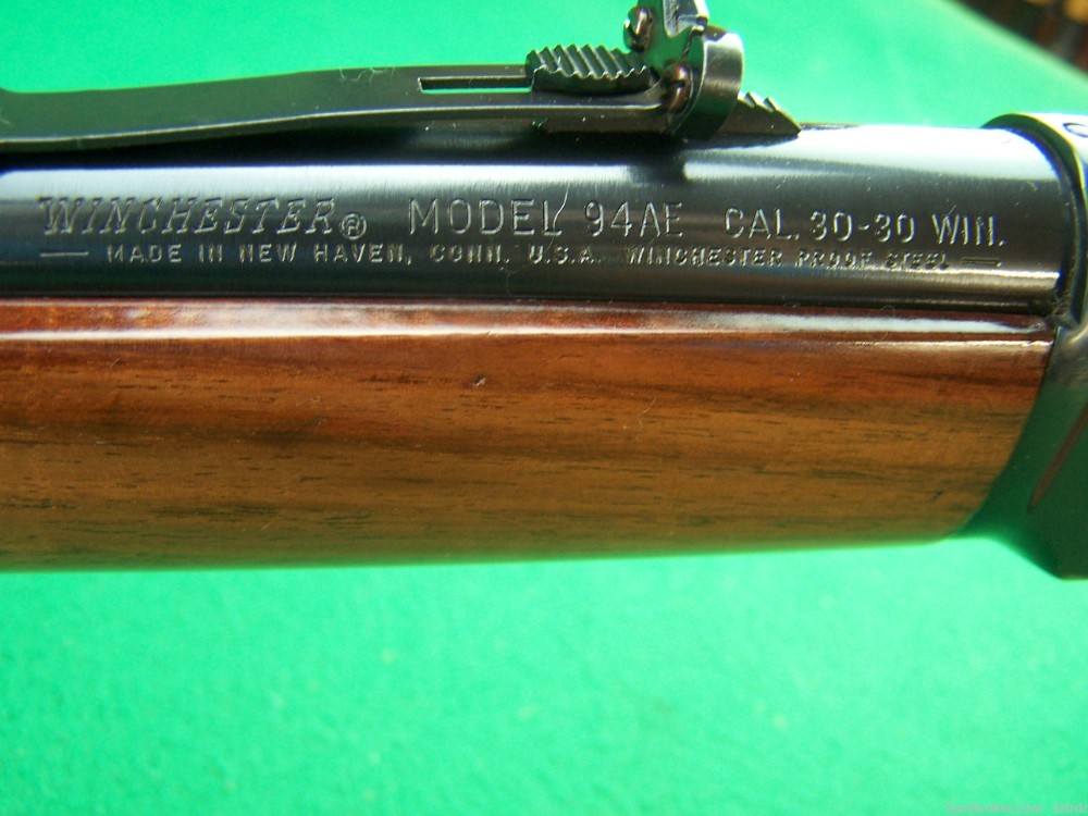 Winchester 94AE, 30-30, Mfd 1990's, New Haven, CT Mfr, Hard To Find, 20"bbl-img-21