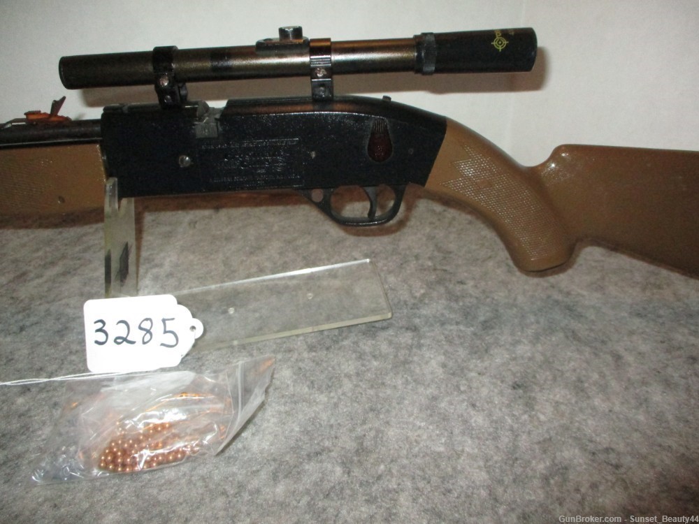 Crosman 781  .177 BB/Pellet Rifle with 4 x 15 scope-img-14