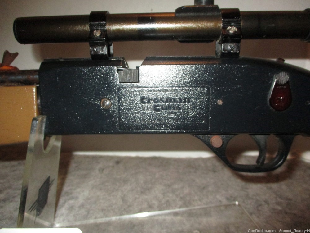 Crosman 781  .177 BB/Pellet Rifle with 4 x 15 scope-img-9