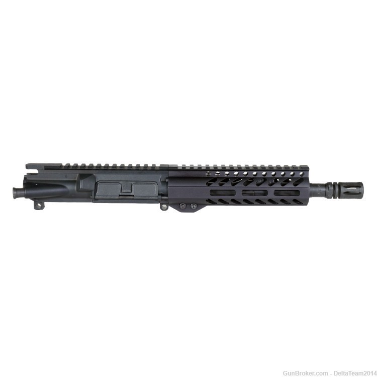 AR15 8" 5.56 NATO Pistol Complete Upper - M-Lok Handguard - Forged Upper-img-2