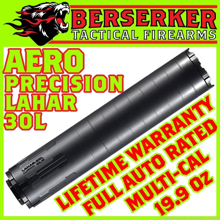 AERO PRECISION Lahar 30L Multical Suppressor 5/8-24 Direct Thread-img-0