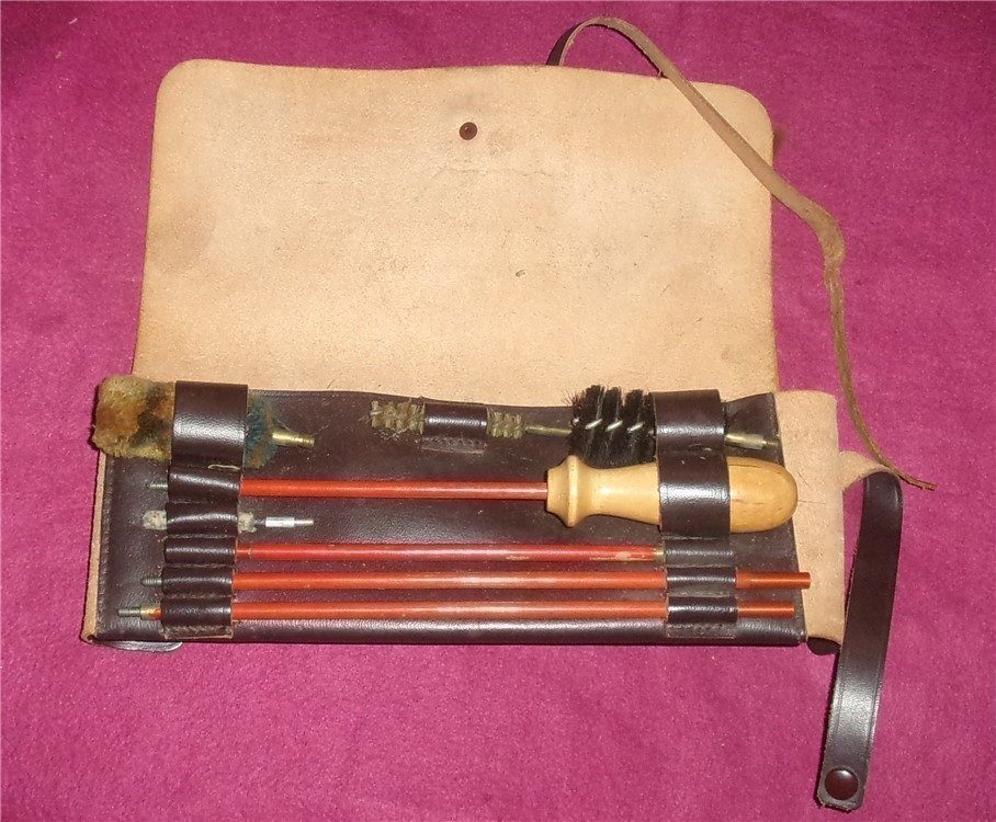 PRE WW2 AKAH RIFLE,PISTOL & SHOTGUN CLEANING KIT  *-img-0