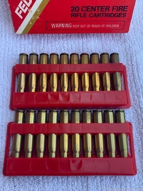 VINTAGE FEDERAL 8MM MAUSER 170GR SP HI SHOK FULL BOX / 20RDS-img-1