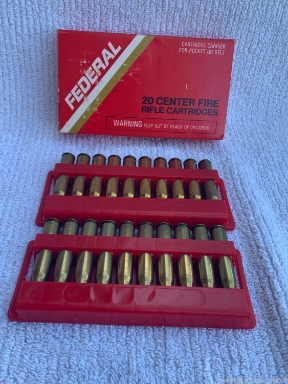 VINTAGE FEDERAL 8MM MAUSER 170GR SP HI SHOK FULL BOX / 20RDS-img-0