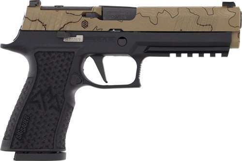 SIG P320 XTEN Endure 10MM 5" Xray-3 (3)15Rd TAN Topo/Black-img-0