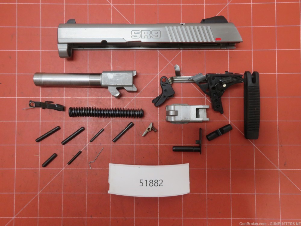 Ruger model SR9 9mm Repair Parts #51882-img-0