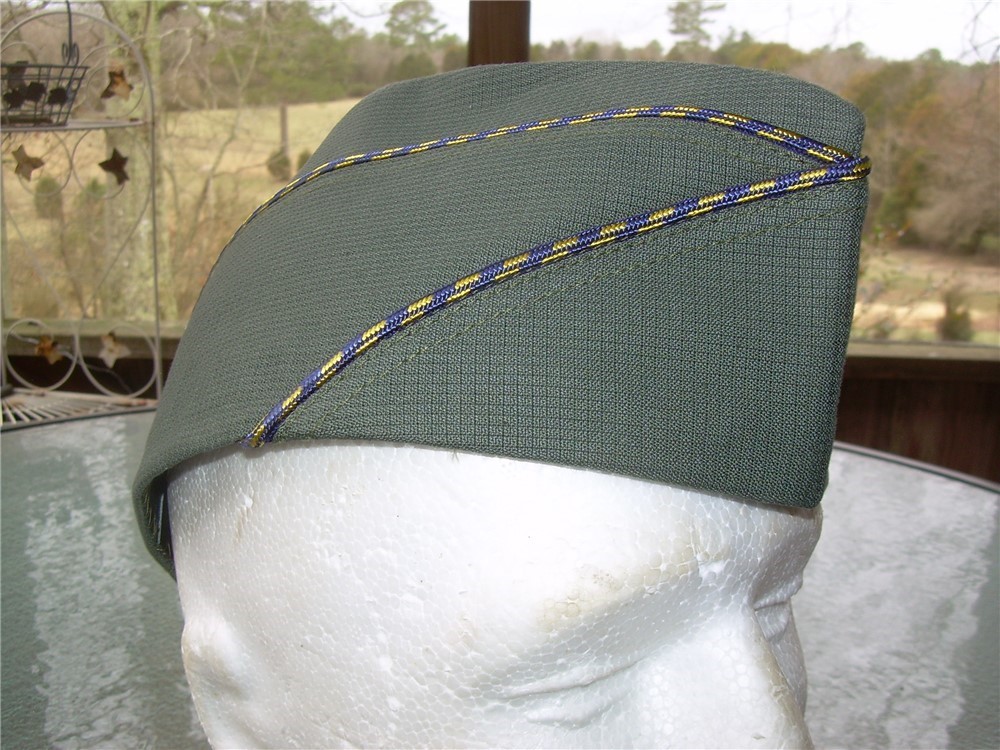 Original NOS Italy Military Overseas Garrison Hat, Italian Cap, 7 1/4, 58-img-0