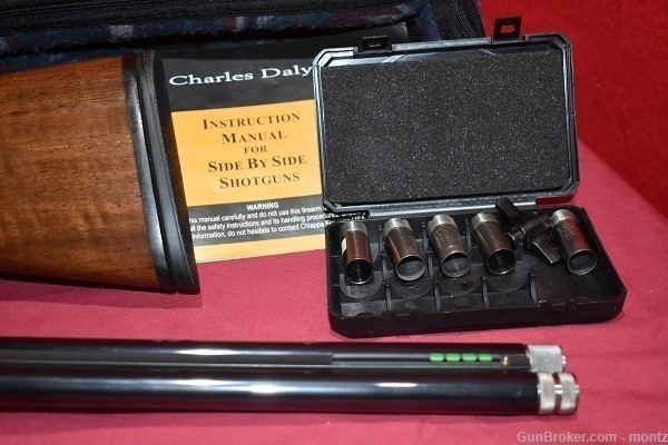 CHARLES DALY Model 528 Double Barrel 28 GAUGE LIKE NEW-img-3