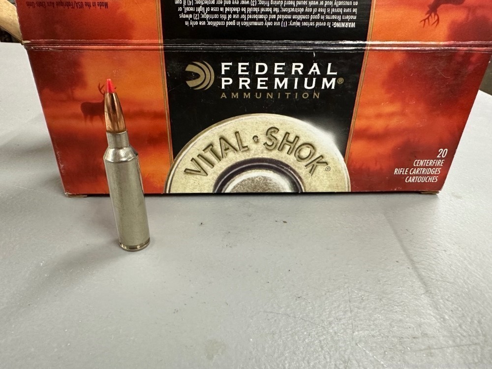 Federal 7mm WSM 140 grain Nosler Ballistic tip ammunition ammo (40 rounds)-img-1