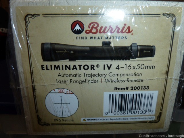 burris eliminator IV NIB  -img-1
