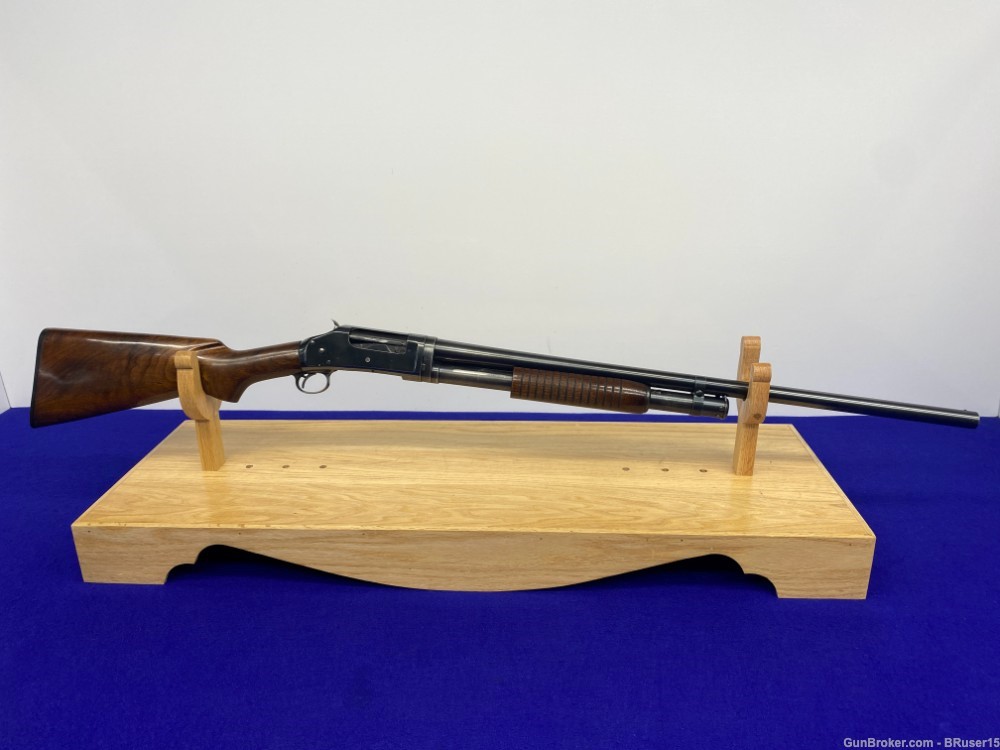 1954 Winchester Model 1897 12 Ga 28" *EXCELLENT CENTURY OLD PUMP SHOTGUN*-img-0