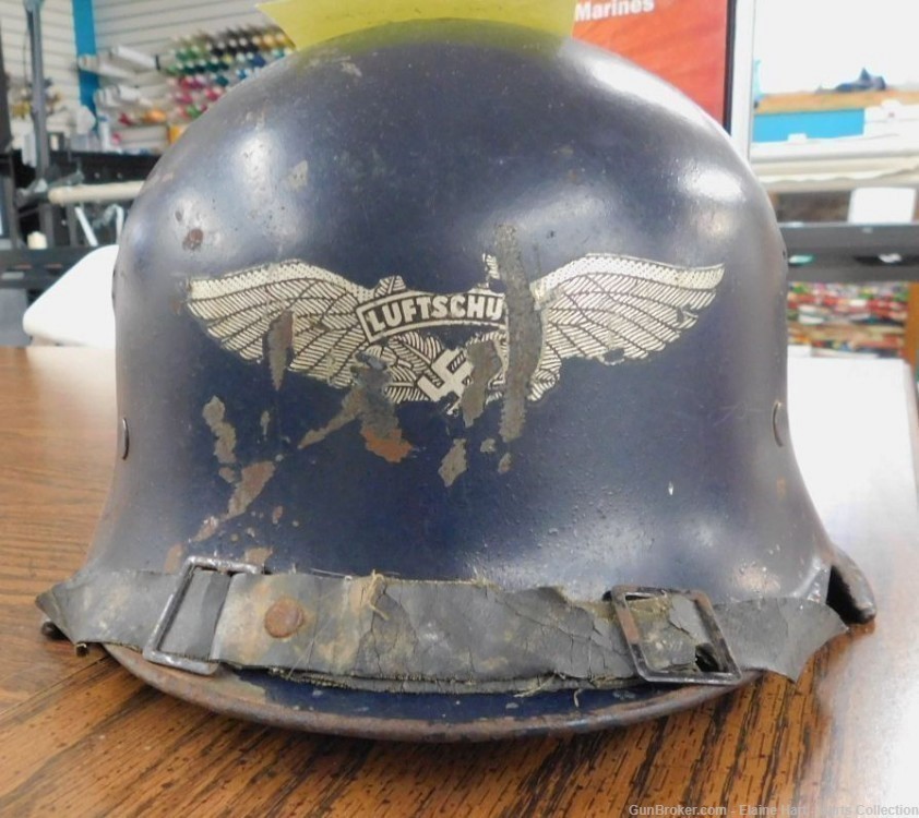WWII German Luftschutz Helmet M34   (1000)-img-0