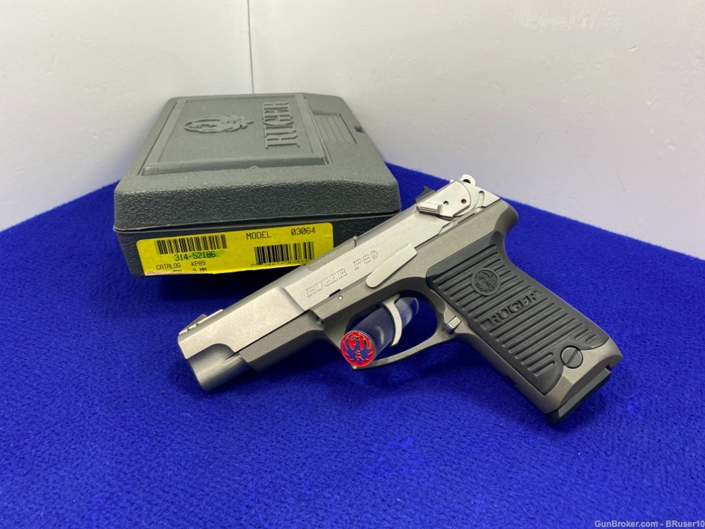 2000 Ruger P89 9mm Blue 4 1/2" *DOUBLE ACTION SEMI-AUTOMATIC PISTOL*-img-2