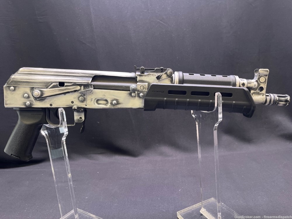 Century Arms VSKA Draco Pistol Battleworn White - 6 in 7.62x39 NEW-img-2