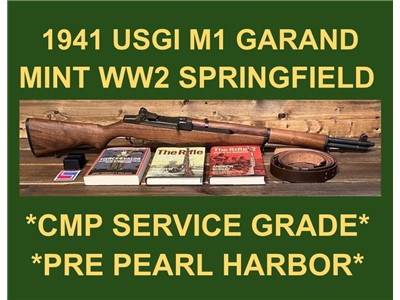 M1 GARAND EARLY 6-DIGIT 1941 CMP SERVICE GRADE BATTLE RIFLE GARAND WW2