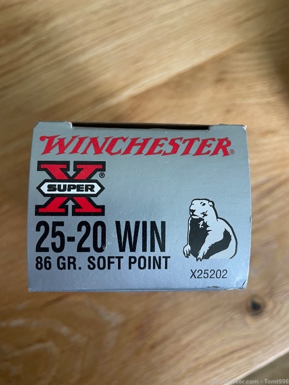Winchester super-x 25-20 ammunition 86gr soft point-img-0