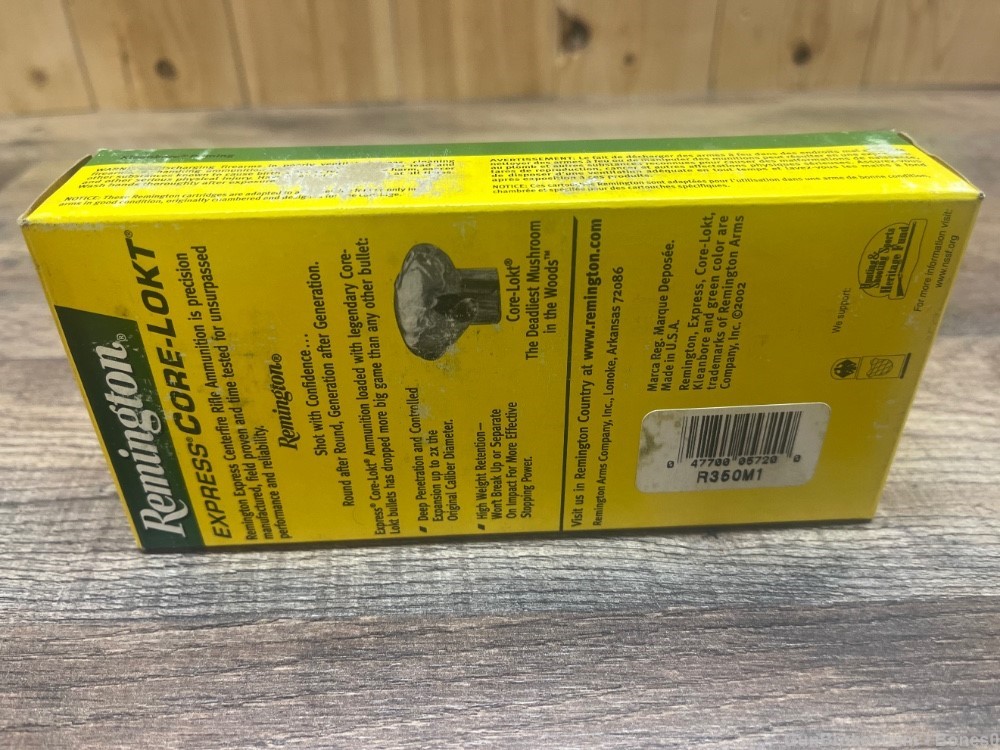 Remington 350 Remington Magnum Ammo 200 Grain Core-lokt PSP 20 round box-img-4