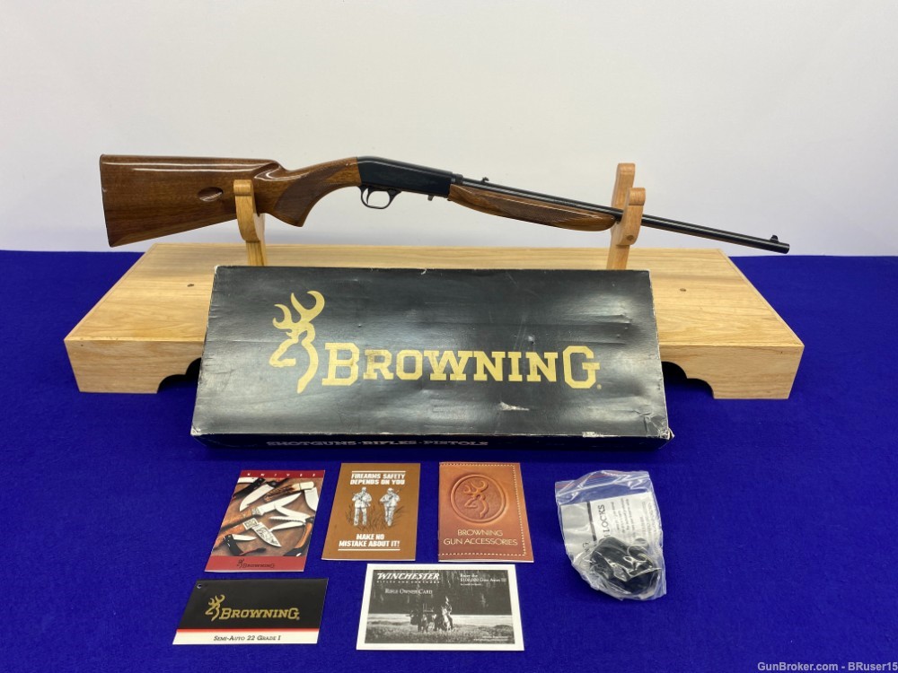 1999 Browning SA-22 .22LR Blue 19 1/4" *HEAD TURNING AUTO LOADING RIFLE*-img-44